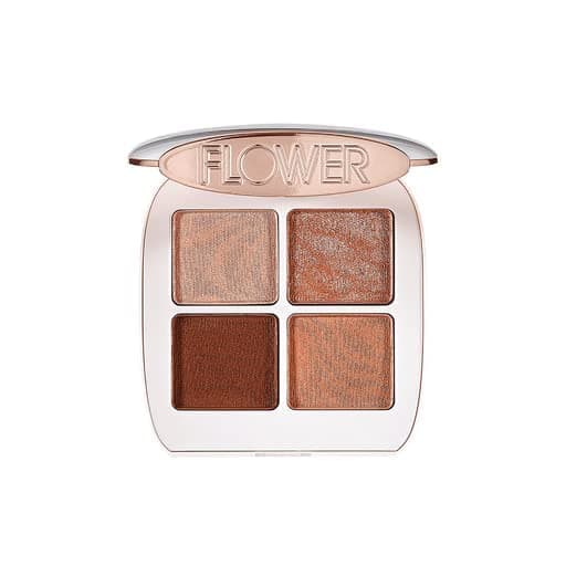 FLOWER BEAUTY Petal Play Shadow Quad Eyeshadow Palette - Gilded Lily (Pack of 3)
