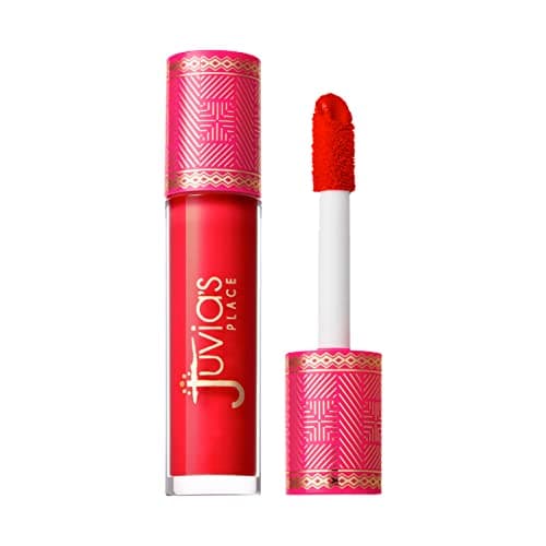 Juvia's Place High Shine Creamy Smooth Lip Gloss 16 oz, Flower Girl Non-Sticky Long Lasting Iridescent Clear Glow — Cherry Love