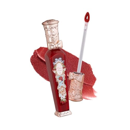 Flower Knows Strawberry Rococo Cloud Lip Cream Matte Liquid Lipstick for Girls & Women — S08 Velvet Redwood