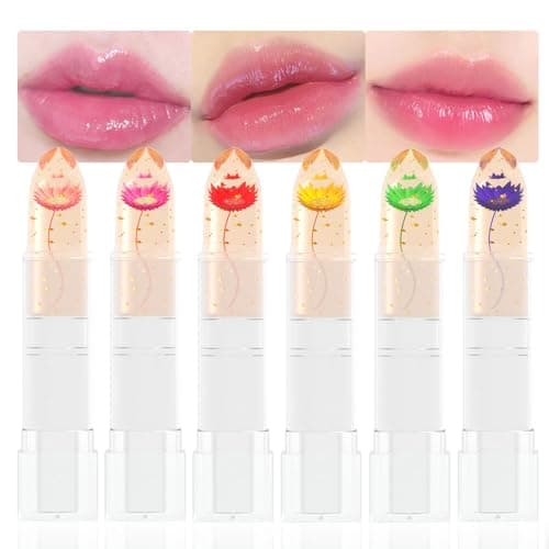 Crystal Flower Changing Lipstick - Long Lasting Lip Care — 6 Pcs 01#-06#