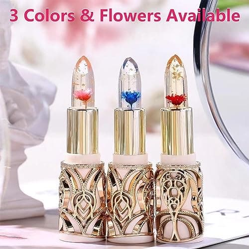 1. Color Changing Lipstick for Women and Girls
2. Korean Lip Balm Gift Set, 3Pcs
3. Clear Lipstick with Flower Inside
4. Moisturizing Jelly Lipstick
5. Color Changing Lip Balm for Women and Girls
6. Beauty Lip Balm Gift Set for Women and Girls
