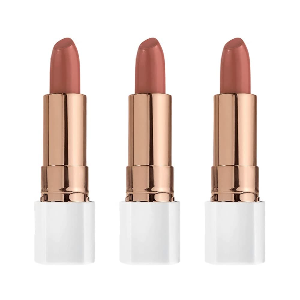 Flower Beauty Petal Pout Lipstick (Cinnamon Crush - Matte) 3-Pack