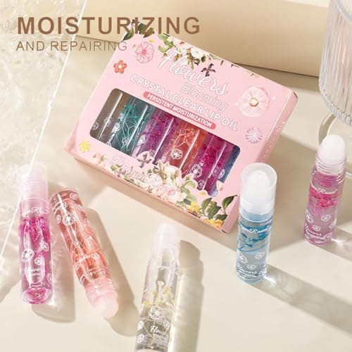 Hydrating Lip Gloss Set, 6Pcs for Women and Girls