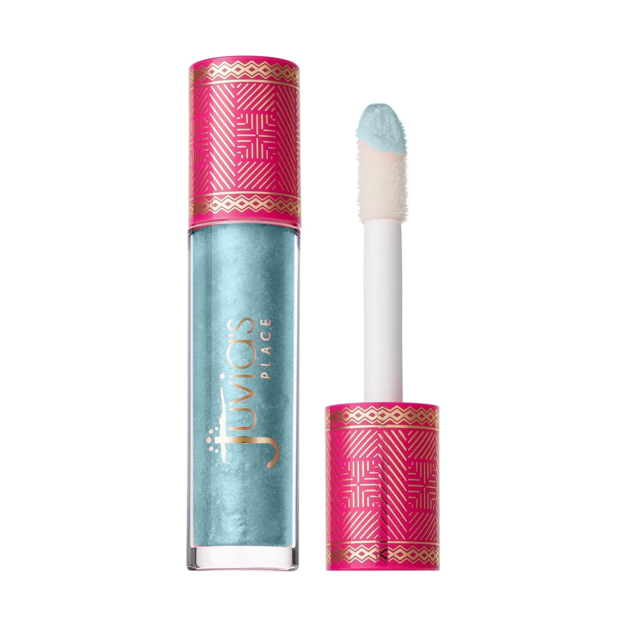 Juvia's Place High Shine Creamy Smooth Lip Gloss 16 oz, Flower Girl Non-Sticky Long Lasting Iridescent Clear Glow